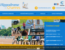 Tablet Screenshot of hippodrome-chartres.com